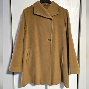 CINZIA ROCCA Tan Cashmere Wool Coat US size 10
